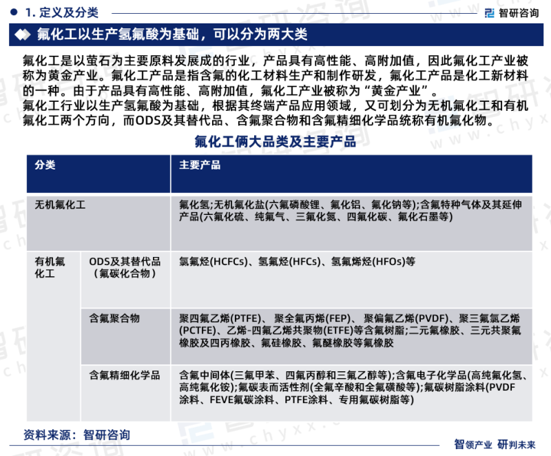 中国氟化工行业市场研究报告（2023版）
